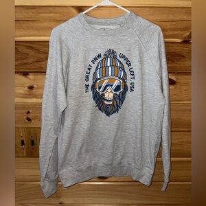 Pacific Northwest PNW Gray Graphic Crewneck